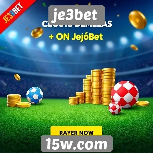 plataforma je3bet apresenta promoções para novos usuários